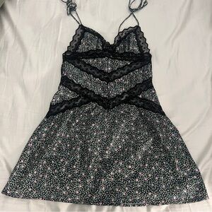 For Love & Lemons Farrah Floral Slip Dress (XS)